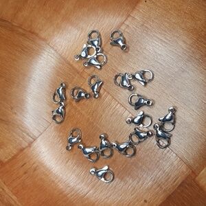 20pc Lobster Claw Closure Stainless Steel